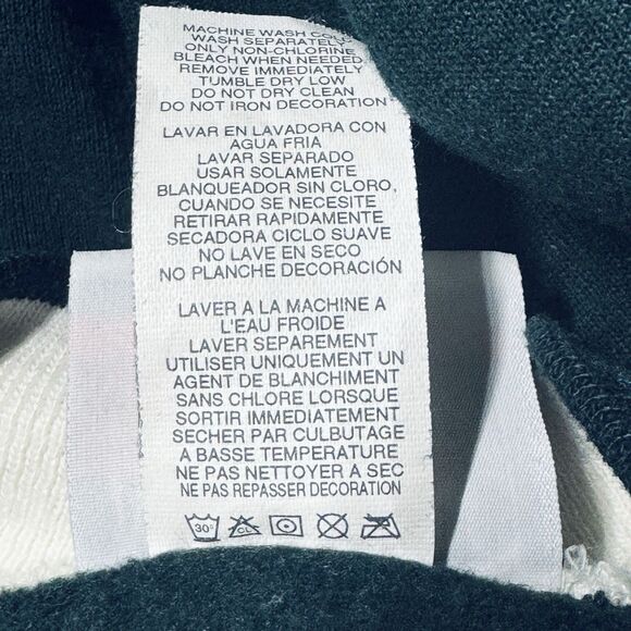 VTG Morning Sun Cat in a Mitten Birds on Clothesline Large Petite USA Grandma - Picture 5 of 6